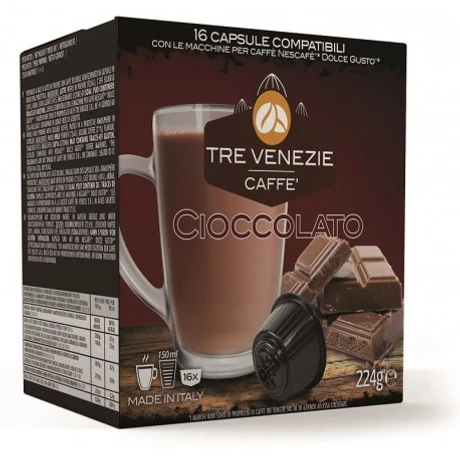 TRE-VENEZIE CSOKOLÁDÉ - DOLCE GUSTO KOMPATIBILIS KAPSZULA