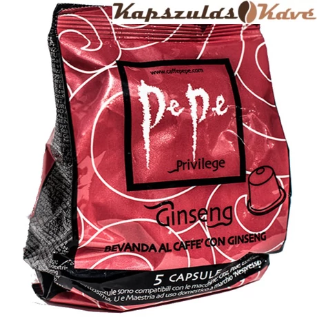 CAFFE PEPE GINSENG - NESPRESSO KAPSZULA