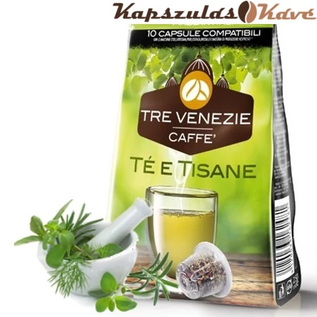 Gyógynövényes Nespresso teakapszula Tisana